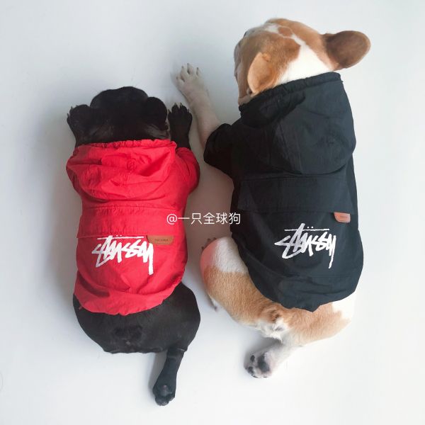 애견 트렌치 코트 레인 망토 바바리