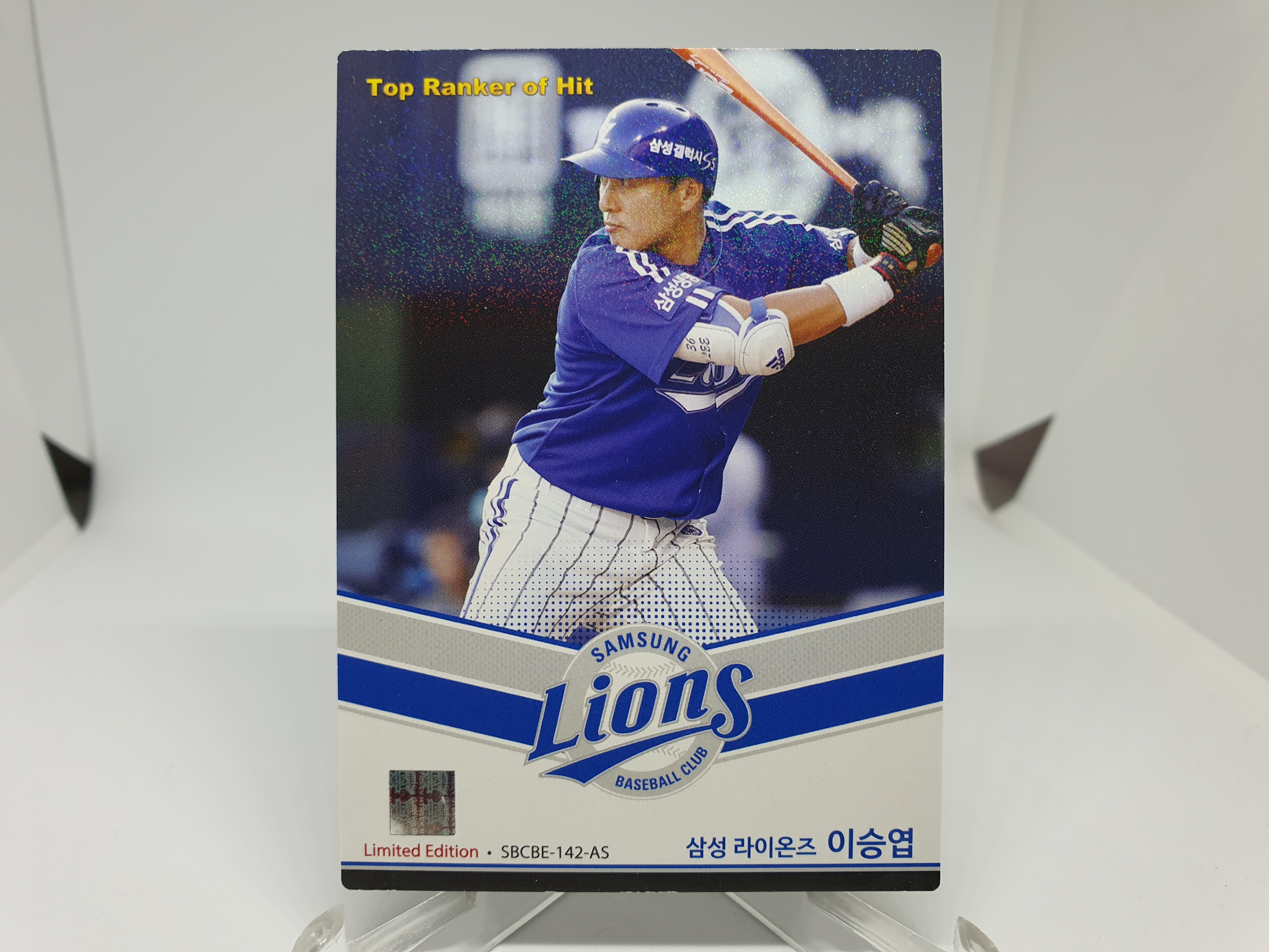 2014-15 슈퍼스타 베이스볼 슈베카 블루에디션 이승엽 올스타 Top Ranker of Hit 인서트카드 삼성 라이온즈