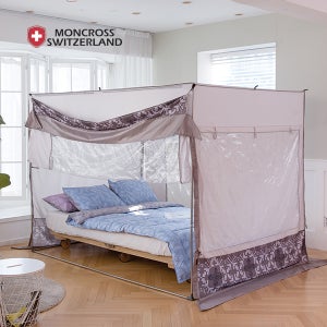 몽크로스 태피터 프리미엄 외풍차단 사각 완벽 보온텐트 퀸/킹 베이지