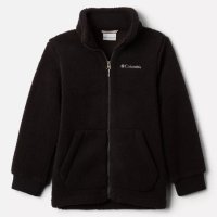 컬럼비아키즈 러그드 릿지 풀집 셰르파 블랙 후리스 재킷 양털 코지 아우터 Rugged Ridge II Full Zip Sherpa