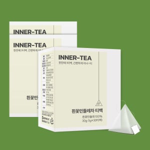 국산 흰꽃 하얀 민들레차 30티백 3박스 3개월분 효능 생분해필터