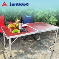 Lenwave 폴딩 접이식 경량 캠핑테이블 원터치 높이조절 낚시 캠핑용 휴대용 테이블