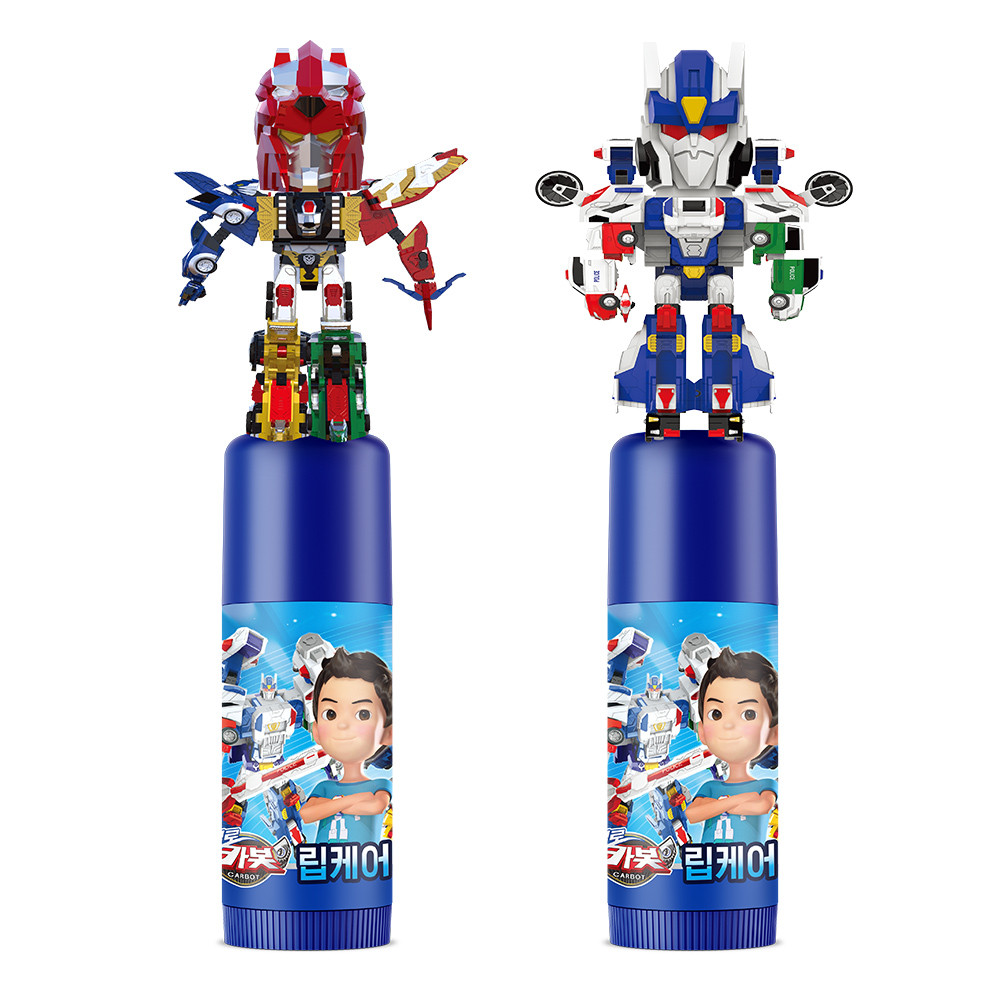 헬로카봇 어린이 캐릭터 립케어 3.8g 입술 보습 립밤 딸기향 1개