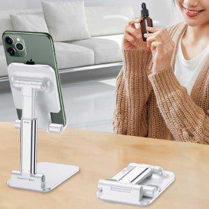 탁상용 핸드폰 거치대 접이식 높이조절 편리한 휴대용 스마트폰 거치대