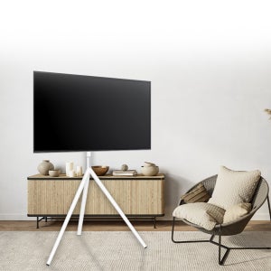 엘디엘마운트 이젤형 티비 거치대 LG 삼성 tv 호환 삼각 다리 받침대 APL-TSE443W