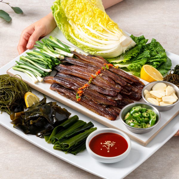 이프로마켓 포항 구룡포 햇 과메기 단품 야채세트