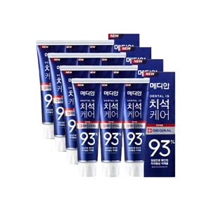 메디안 치석케어치약 오리지널 120G 3입X4세트(1개)