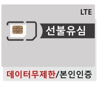 SK선불유심 선불폰 데이터무제한 유심 LTE 요금제 개통 연체자