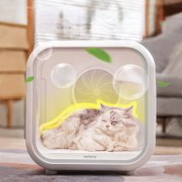 반려동물 드라이룸 39 Fully Automatic Pet Cat Hair Drying Box Smart Cats Dogs Dryer Cozy Breathable Nest Sil