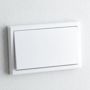베코 보노 VONO 전기 전등 스위치 커버 퓨어화이트 1개용 1구