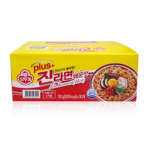 오뚜기 진라면 플러스 매운맛 120g x 30개