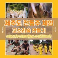 [국내/당일] 한국 전통문화 체험 제주도 전통주 만들기 - 고소리술 원데이 클래스