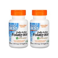 2통세트 닥터스베스트 4세대 활성 엽산 Active Folate 800mcg 60베지캡슐