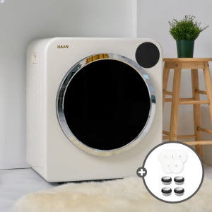 25년형 한경희 미니건조기 5kg 빨래 원룸 의류 소형 건조기 드라이업 패키지 (배기필터 5매+받침대)