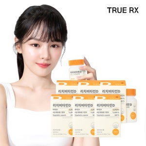 트루알엑스 리치 비타민D 식물성 츄어블 4000IU 60캡슐, 6개