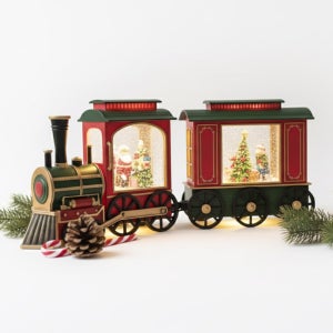 LED 크리스마스 기차 오르골 무드등 트리 장식품 랜턴 뮤직박스 연말선물