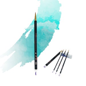 신진사 수인필 8호 황모 캘리그라피 세필붓 환붓