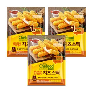 ’펜프라잉 추천’ Chefood 모짜렐라 치즈스틱 400g, 3개