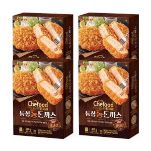 쉐푸드 등심통돈까스 300g, 4개