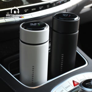 에스테반호프 스마트 LED 온도계 텀블러 보온 보냉 물병 500ml