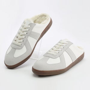 딕슈 남녀공용 털 안감 방한 슬리퍼 독일군 키높이 스니커즈 블로퍼