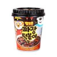 뽀로로 짜장 떡볶이 110g 밀 쌀 즉석 쌀떡 밀떡 밀키트