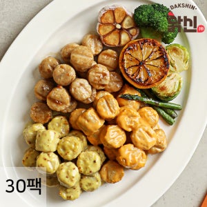 닭신 소스 닭가슴살볼 2종 15+15팩 / 스리라차마요 소이갈릭