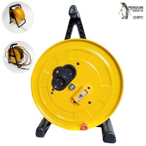 공회전방지 전선릴 1.5sqx20m 2구 접지차단 (누전차단 20A) E1520 전기연장선