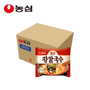 농심 얼큰 장칼국수 103g x 32개 (1박스) / 봉지라면