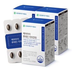 신풍제약 케어아이 루테인 지아잔틴 500mg 30캡슐, 3개