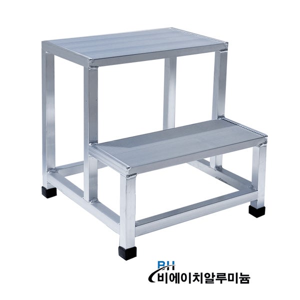 비에이치 알루미늄 2단 500 계단 발판 사다리 안전 작업