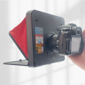 LENSGO-TC7 접이식 프롬프터 휴대용 텔레프롬프터 전화 카메라 라이브 인터뷰 비디오