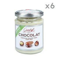 Grashoff 화이트 초콜릿 크림 트리플 넛 235g 6팩