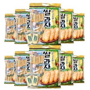 미룡 쌀과자 고소한맛 240g 10봉 / 어른 어린이 국민간식