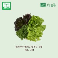 무농약 유러피안 샐러드 상추 1kg, 2kg (버터헤드 , 바타비아 , 로메인 등 4종~9종)