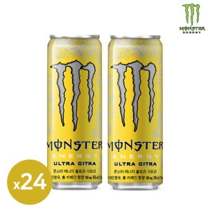 몬스터에너지 울트라 시트라 355ml 24캔 에너지음료 고카페인 타우린