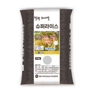 철원 오대 (or 누룽지 향) 찹쌀 4kg 24년 햅쌀