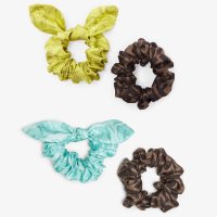 [FENDI] 펜디 헤어 엘라스틱 바게트 실루엣 프린트 [여러컬러] 헤어슈슈 곱창밴드 Hair Elastics Baguette silhouette print FXT268ANB5