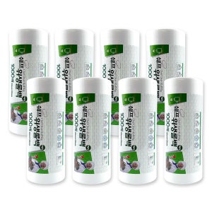 쉐프 위생롤백 1000매 소형 25x35cm 8개 대용량 위생백,비닐랩,위생봉투,비닐롤,음식랩