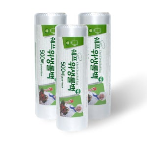 쉐프 위생롤백 25x35cm 500매 3개 대용량 위생백,비닐랩,위생봉투,비닐롤,음식랩