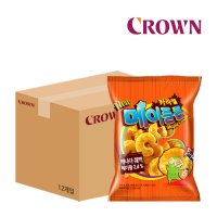 크라운 카라멜 메이플콘 124g x 12봉 (대용량)