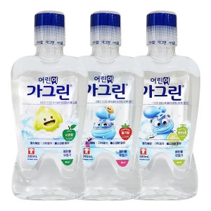 동아제약 어린이 가그린 380ml 3개 딸기+사과+청포도