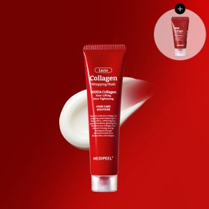 메디필 레드 락토 콜라겐 랩핑 마스크 70ml +15ml 물광 모공 콜라겐팩