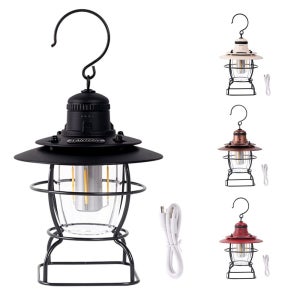 레이맨 캠핑 랜턴 감성 C타입 충전식 LED 캠핑등 레트로 RM075