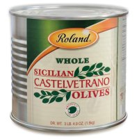 Roland Whole Castelvetrano Olives 프리미엄 시칠리아 그린 통 올리브 1.5kg