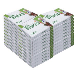 쉐프 뽑아쓰는 크린 위생장갑 100매 X30개 대용량 비닐장갑 일회용장갑