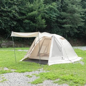 캠핑 폴라리스 더 뉴 페르세우스 돔 텐트 사계절 쉘터 4인용 감성 휴양림