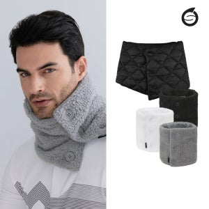 커터앤벅 남/여 부드럽고 따뜻한 기능성 방한퍼 골프 목토시/넥워머/마스크 2종택1