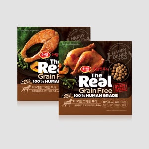 [강아지의날] 더리얼 그레인프리 오븐베이크드 사료 3.2kg (닭고기+연어 어덜트)