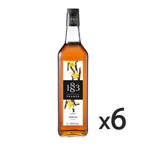 1883 바닐라 시럽 1000ml 6개 라떼 홈카페 커피 카페 설탕